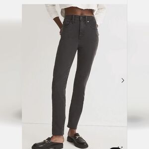 Madewell Stovepipe Straight Leg Raw Hem Edition Jeans